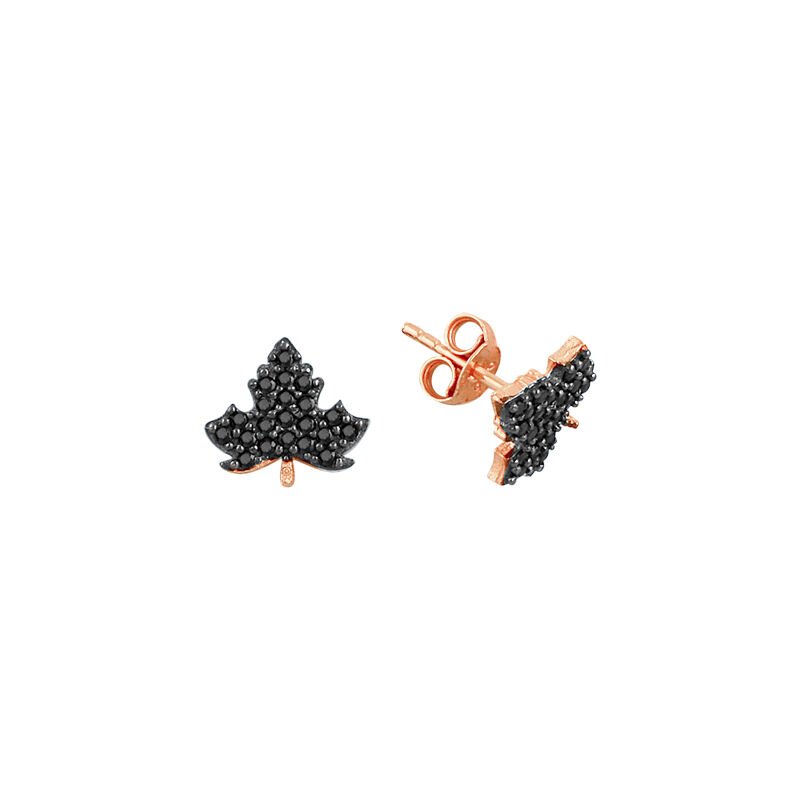 Mini onix taşlı yaprak küpe SGTL7428