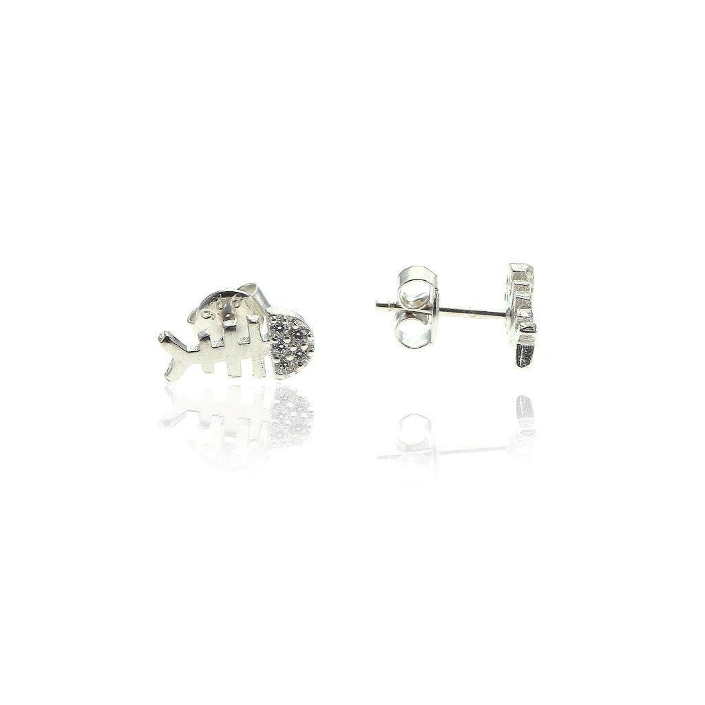 Zirkon Taşlı Kılçık Küpe SGTL6295