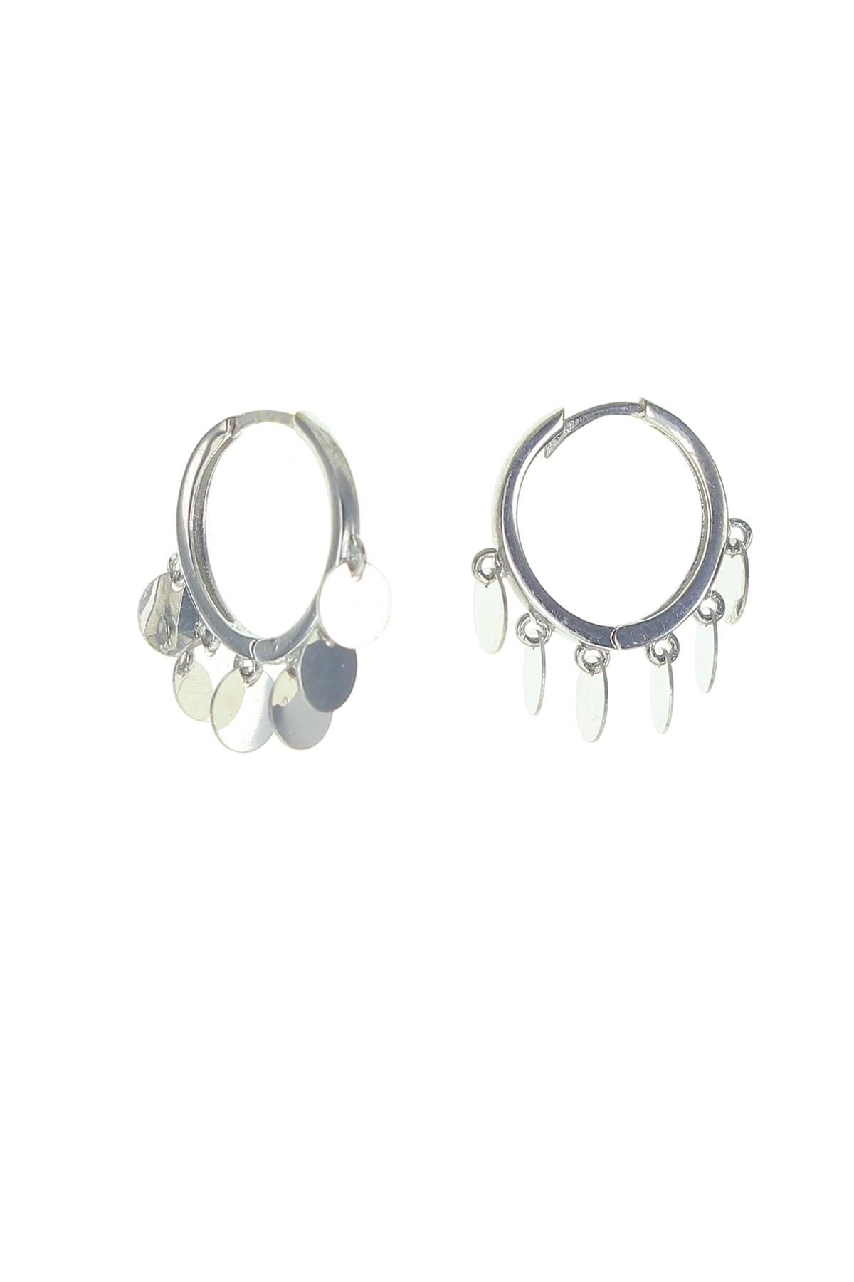 Gümüş pullu küpe SGTL8704