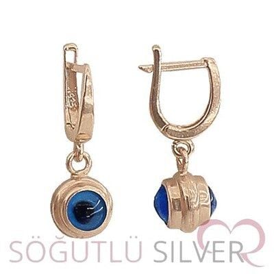 göz boncuklu küpe kupe8321