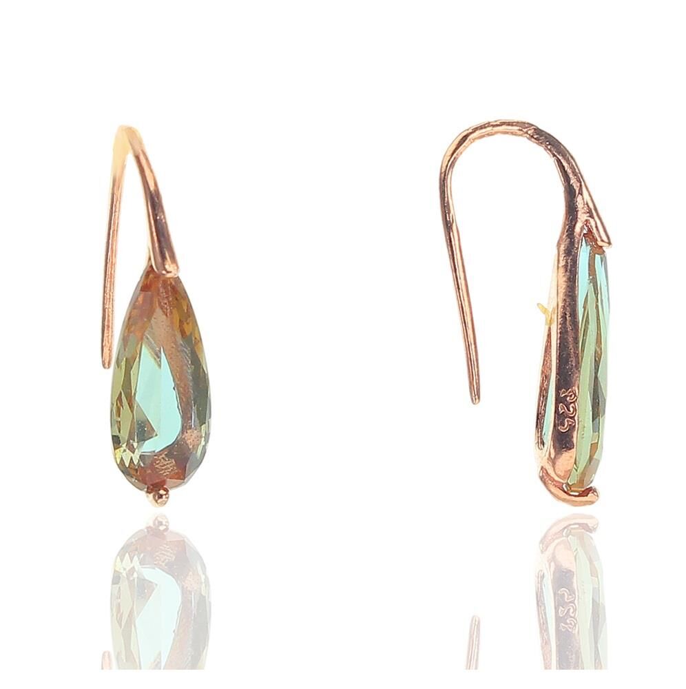 Gümüş damla taş küpe SGTL8493