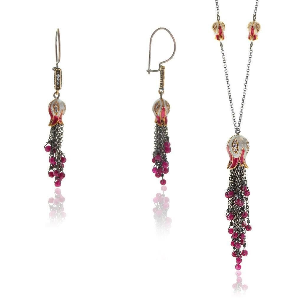 Mineli Püsküllü Lale Takım SGTL6729