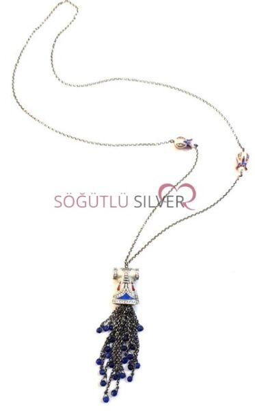 Püsküllü kaftan kolye kolye5301