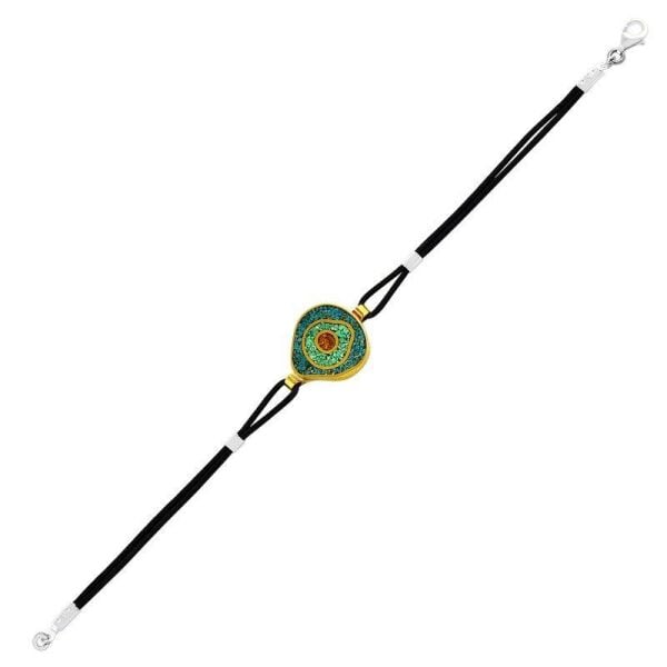 mozaik taşlı derili bileklik SGTL7350