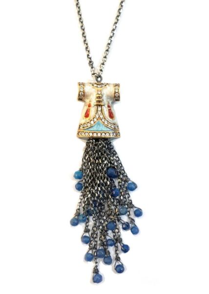 Püsküllü kaftan kolye SGTL1776