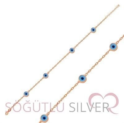 Nazar boncuklu zincirli bileklik bileklik67059