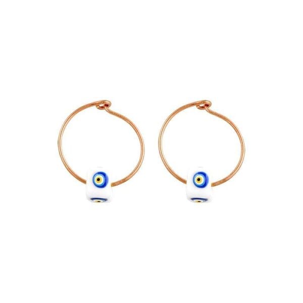 mineli nazarlı toptop zincirli ikili set SGTL7364