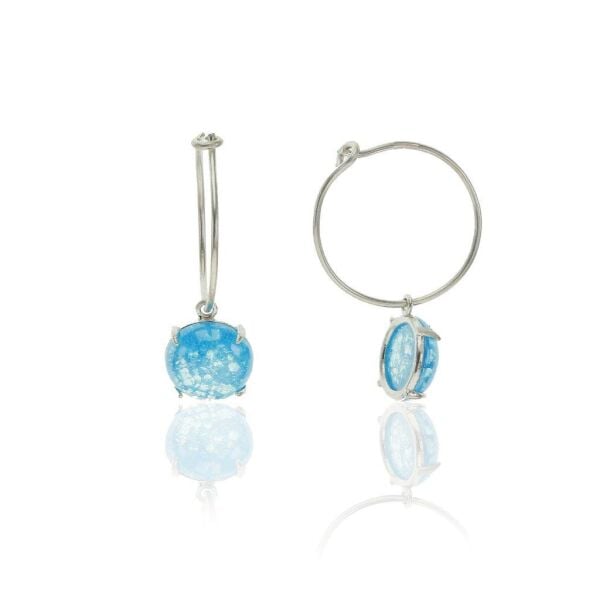 Mavi Kristalize Küpe SGTL6067