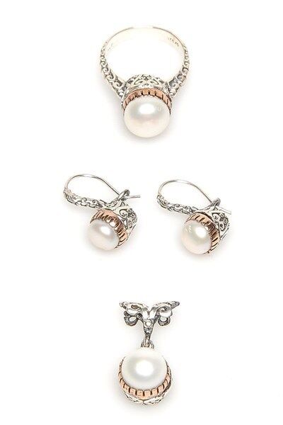 İNCİLİ ÜÇLÜ SET set8753