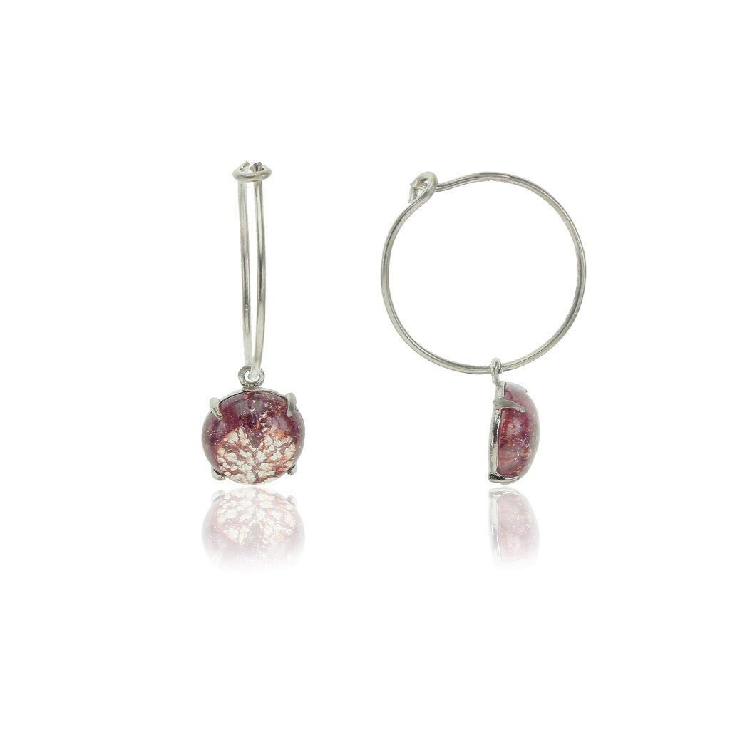 kristalize taşlı küpe SGTL6069