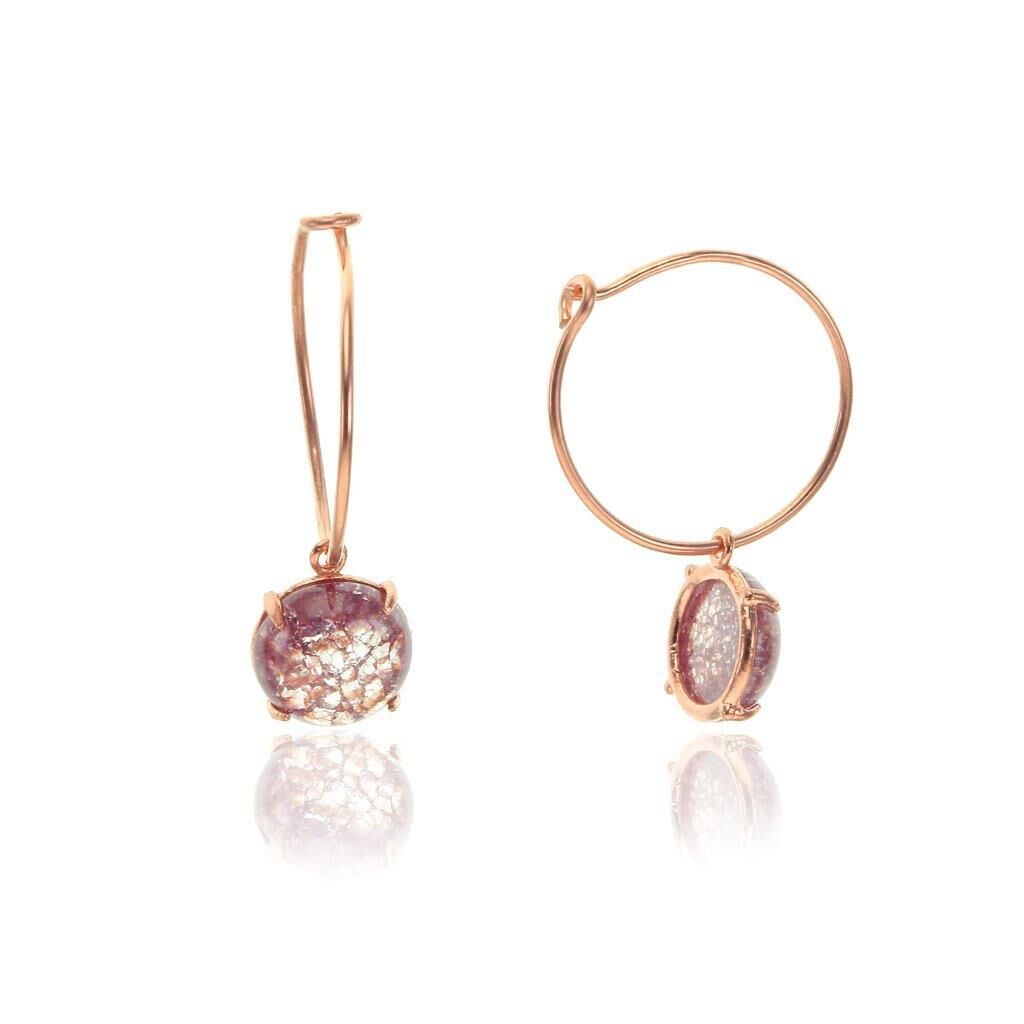 kristalize taşlı küpe SGTL6070