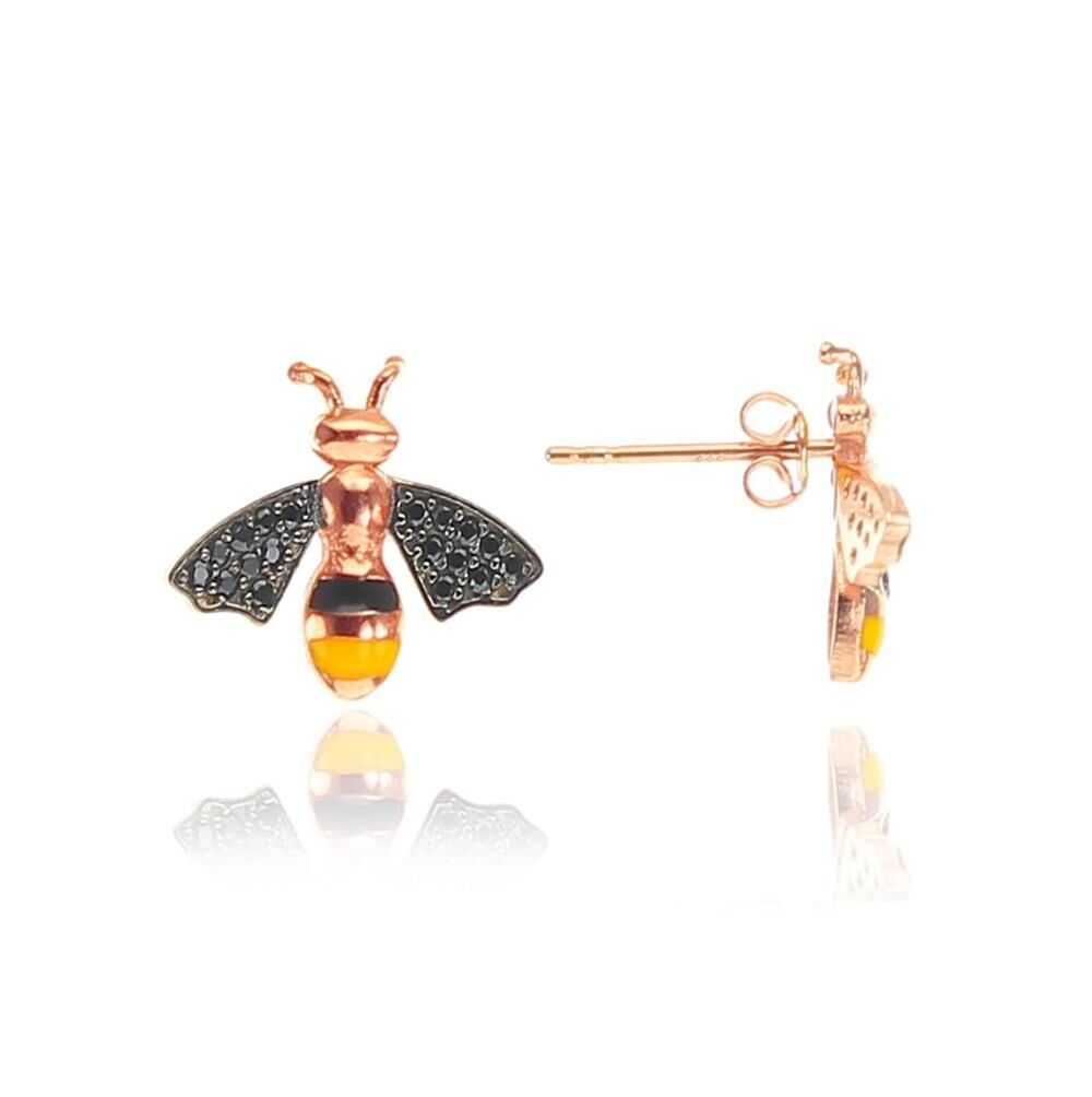 Gümüş mineli arı küpe SGTL8516