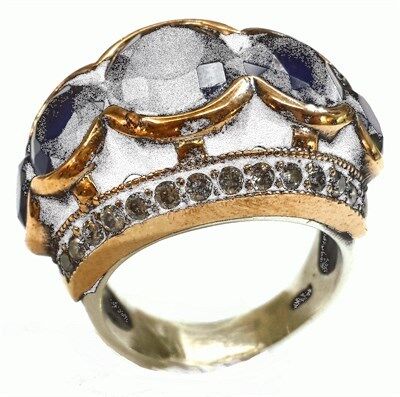 safir taşlı otantik yüzük yüzük8372