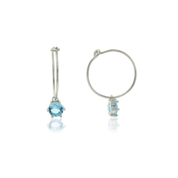 Akuamarin taşlı Küpe SGTL6074