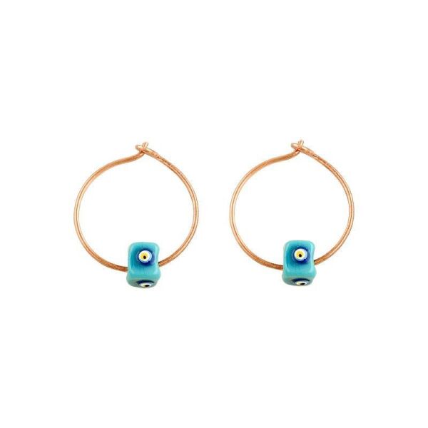 mineli nazarlı toptop zincirli ikili set SGTL7366