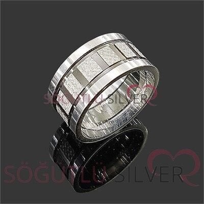 rodyumlu bay ve gümüş alyans alyans3991