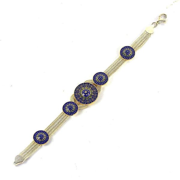 midyat hasırı yaldızlı kalkan modeli set SGTL4794