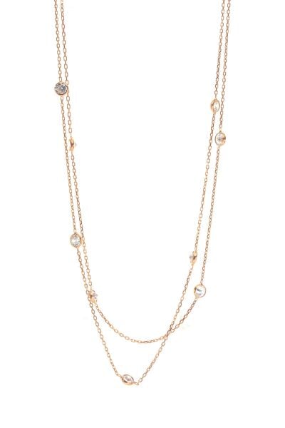 Gümüş rose sıra taşlı takım SGTL8534