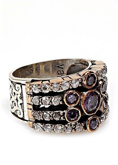 AMETİS TAŞLI OTANTİK YÜZÜK yüzük8565