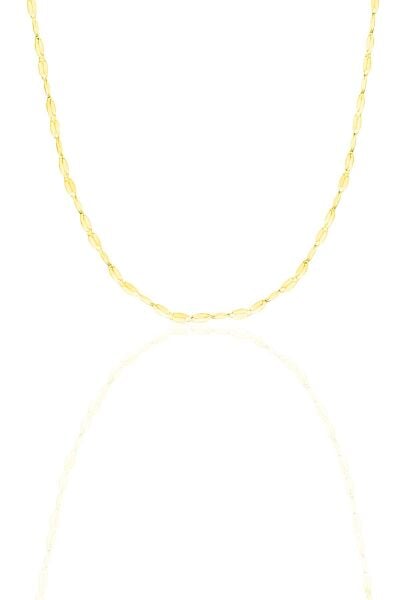 Gümüş altın yaldızlı özel tasarım pullu kolye SGTL12517GOLD