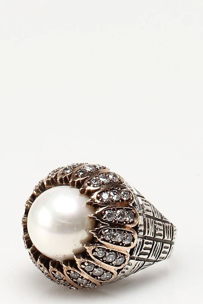 DOĞAL TAŞLI OTANTİK YÜZÜK SGTL772