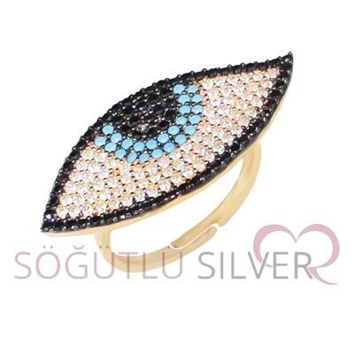 nazar gözlü yüzük SGTL2653