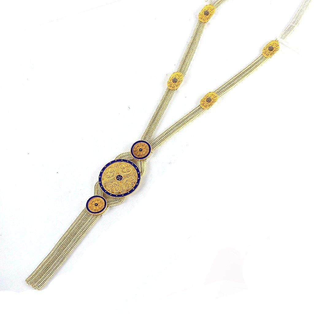 mineli uzun midyat hasırı kolye SGTL4826