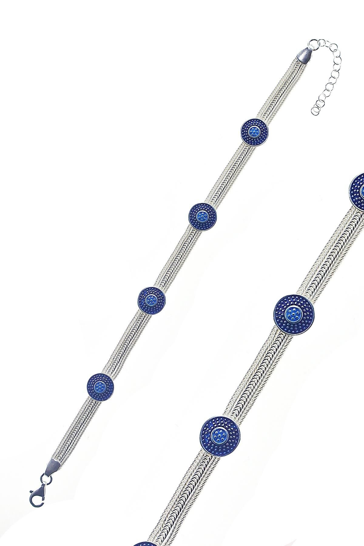 Gümüş mineli hasır modeli bileklik SGTL9819BİLEKLİK