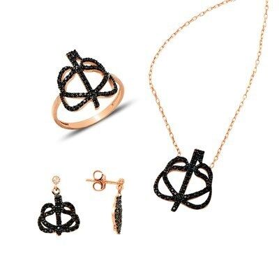 elif vav kupe yüzük kolye seti set8339