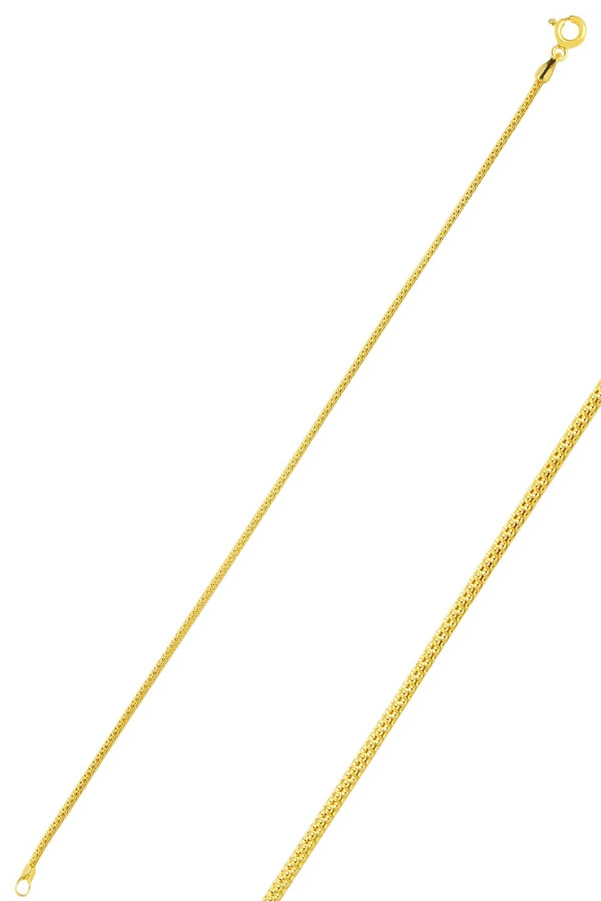 Gümüş altın yaldızlı zincir bileklik SGTL11297GOLD