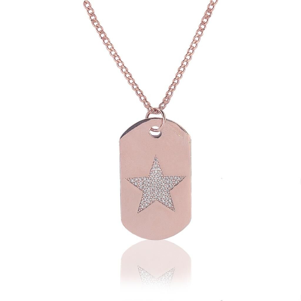 yıldız künye kolye SGTL3703