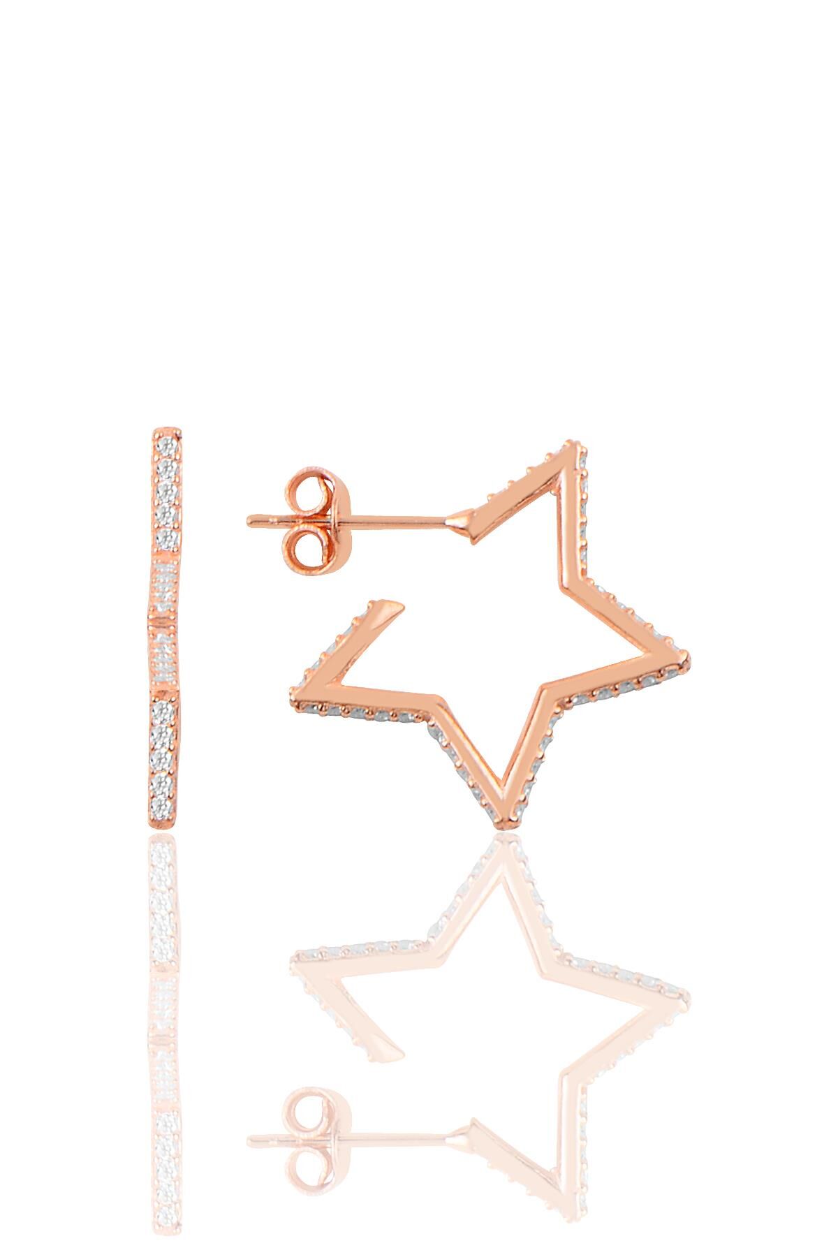 Gümüş star küpe SGTL9828