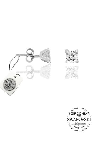 Gümüş Swarovski tek taş modeli üçlü set SGTL20502
