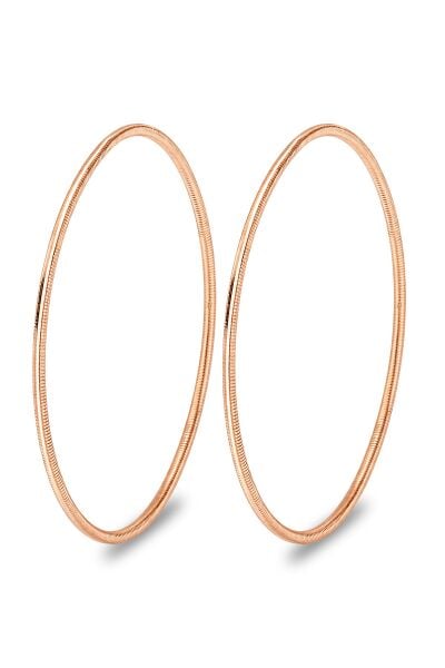 925 Ayar Gümüş Bilezik 2 ADET Altın Kaplama Ajda Model Bilezik - Yatırımlık Şık ve Zarif Tasarım