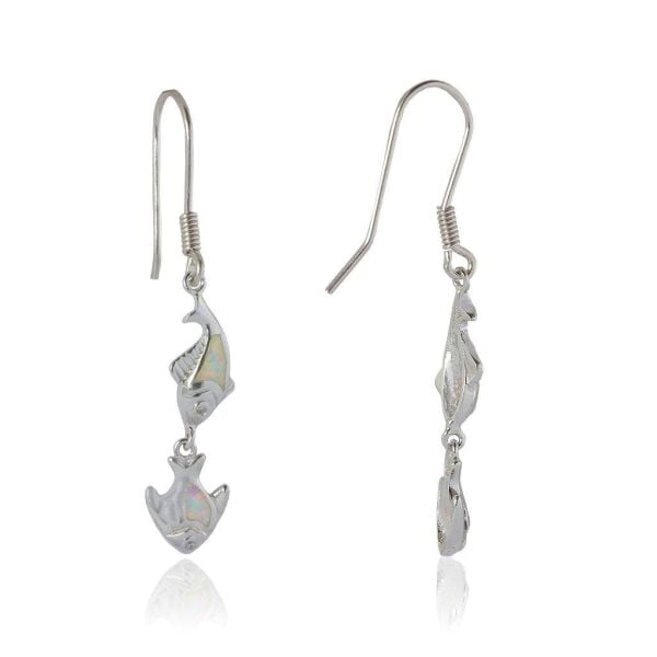opal taşlı balıklı üçlü set SGTL4216