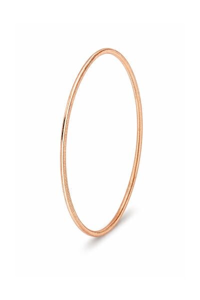 925 Ayar Gümüş Bilezik 1 ADET Altın Kaplama Ajda Model Bilezik - Yatırımlık Şık ve Zarif Tasarım