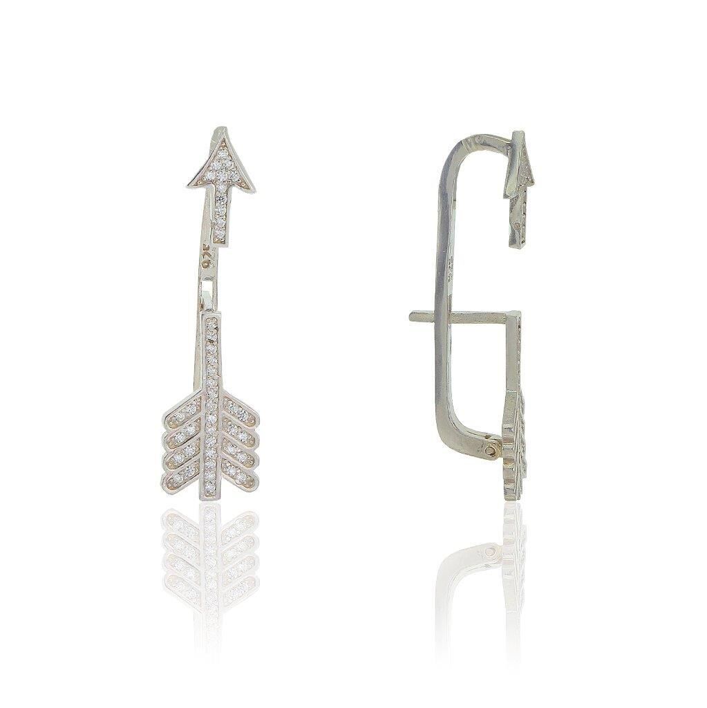Zirkon Taşlı Ok Küpe SGTL6160