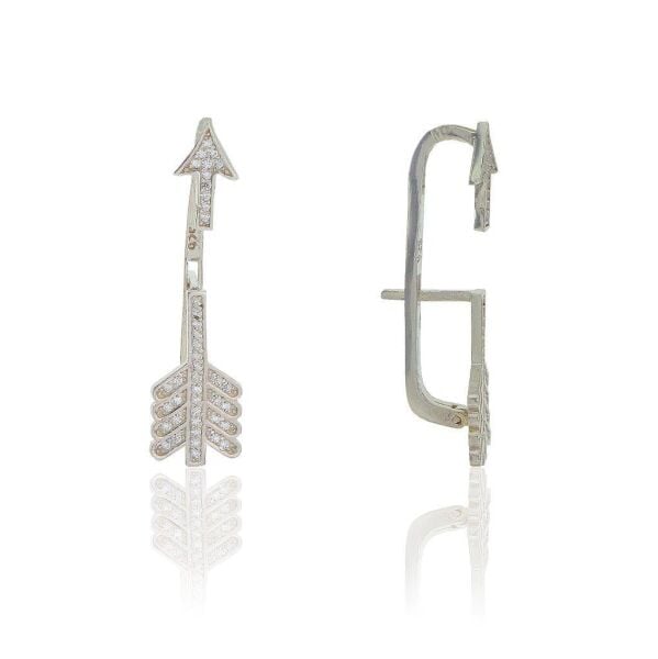 Zirkon Taşlı Ok Küpe SGTL6160