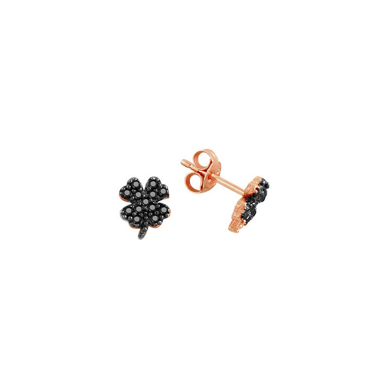 Mini onix taşlı yonca küpe SGTL7427