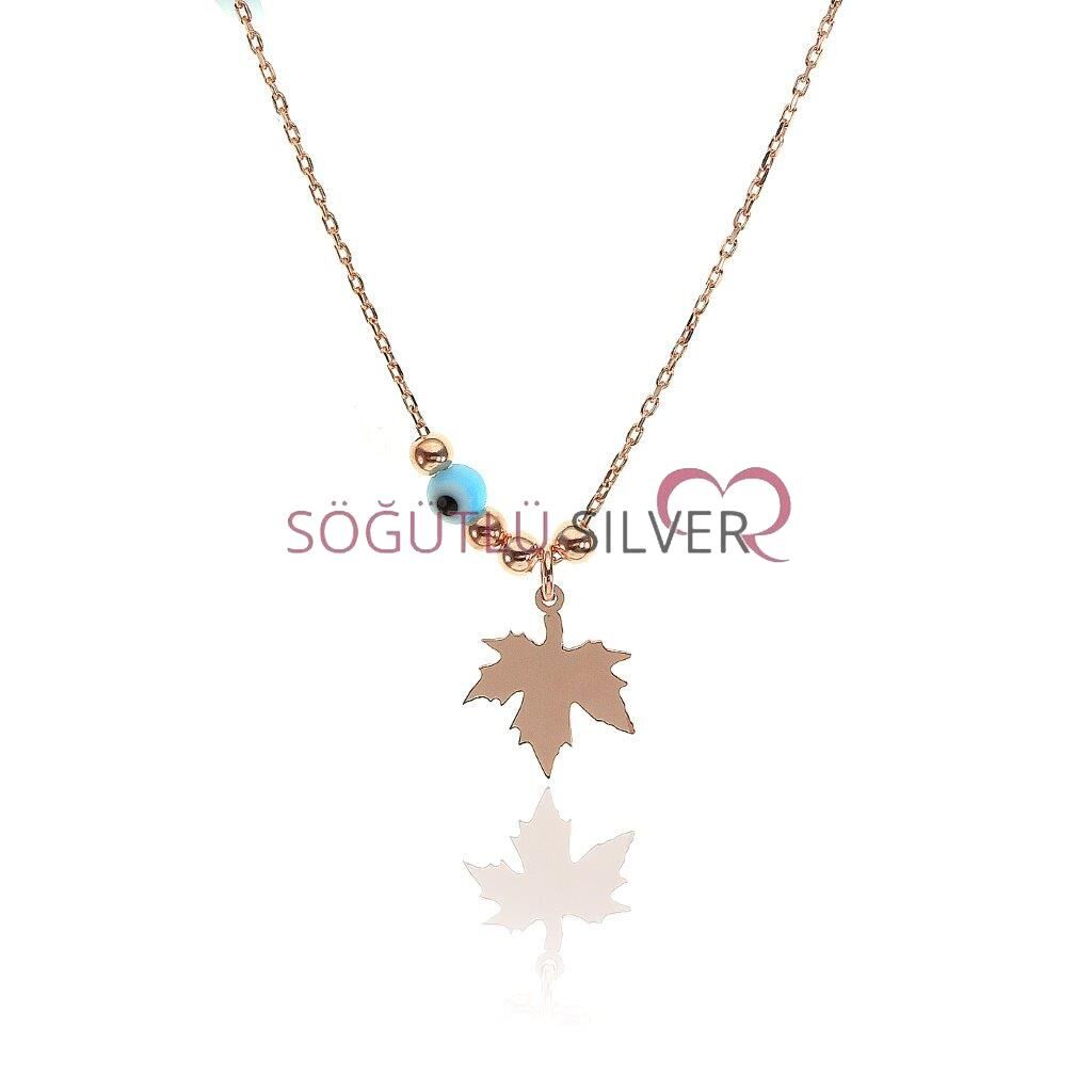 Çınar yaprağı kolye SGTL6166