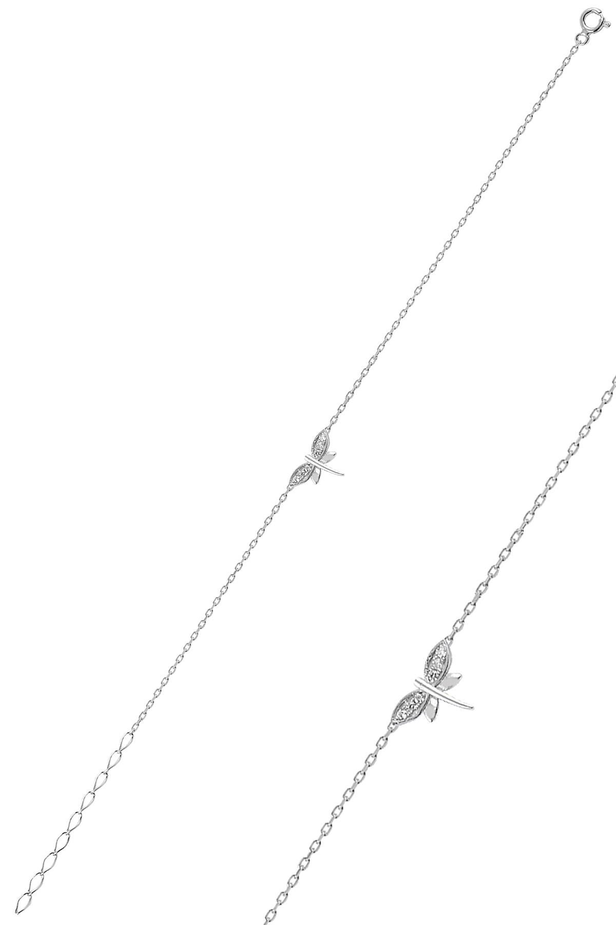 Gümüş rodyumlu yusufçuk bileklik SGTL10159YSF