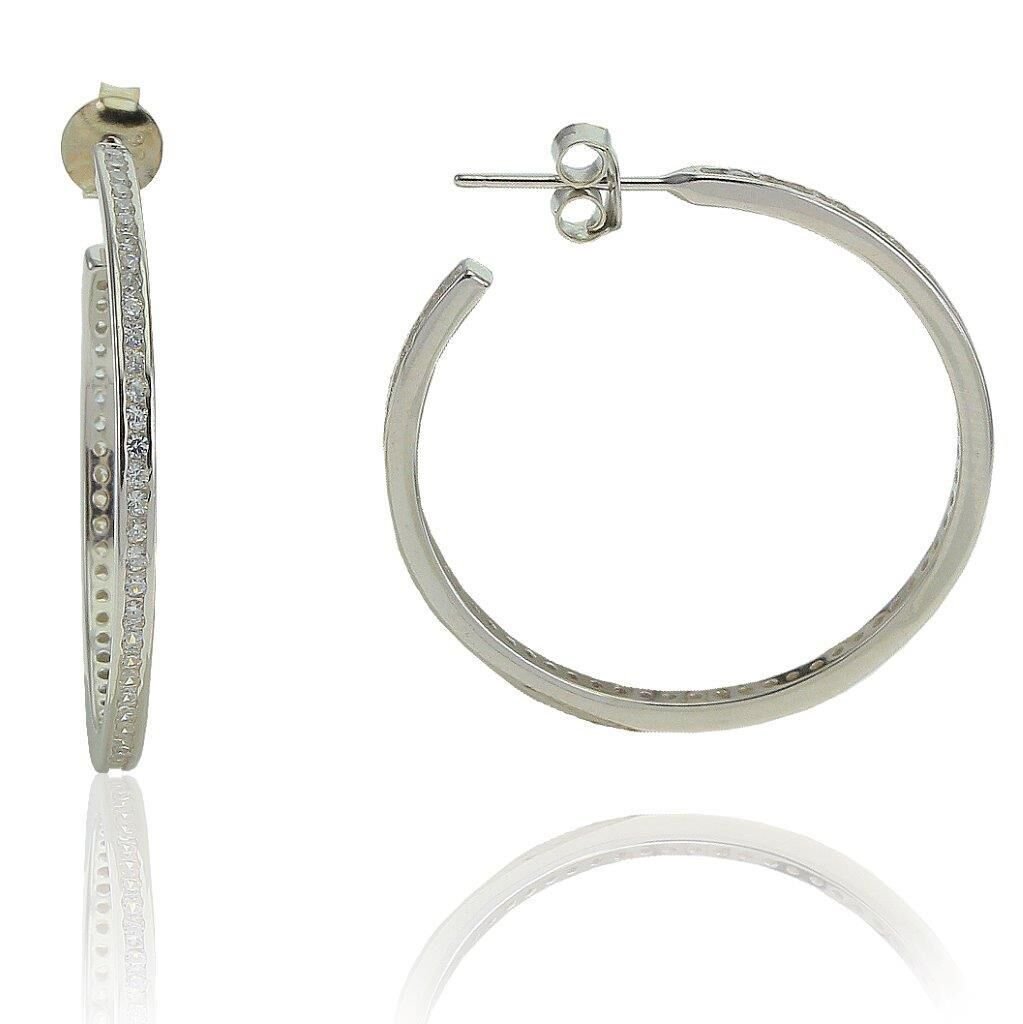 Zirkon taşlı Yarım halka Küpe SGTL6186