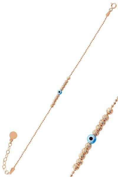 Gümüş rose  nazarlı dorissa dorica bileklik  SGTL11317ROSE