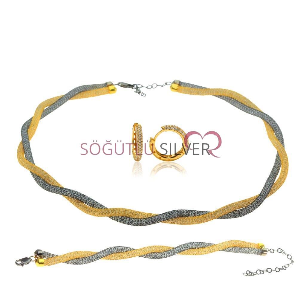 Fileli içi Zirkon Taşlı Set SGTL6188