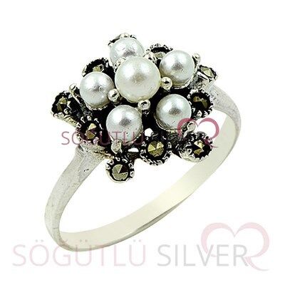 İNCİLİ MARKAZİT ÜÇLÜ SET SET8590