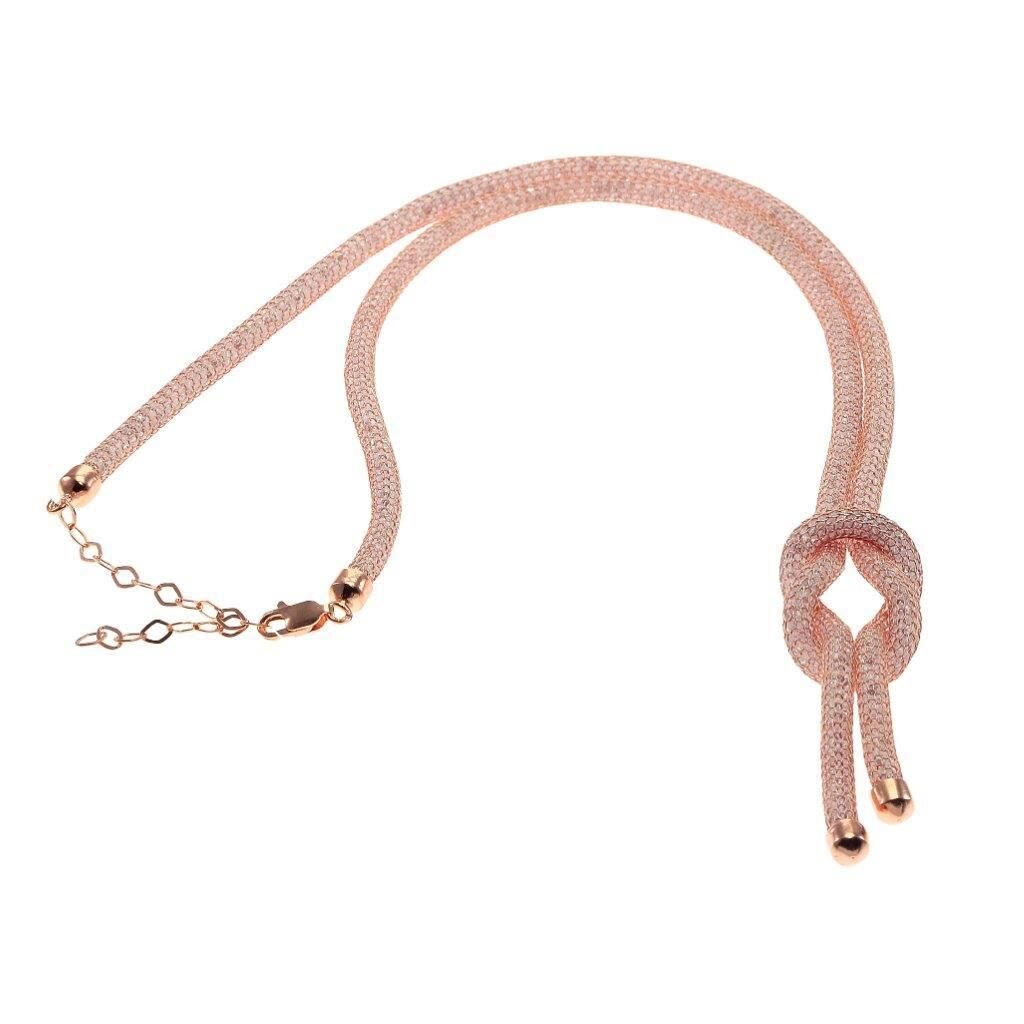 Fileli İçi Zirkon Taşlı Kolye SGTL6199