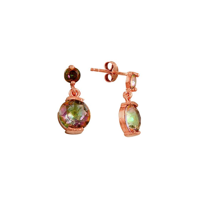 Mistik topaz taşlı küpe SGTL7469