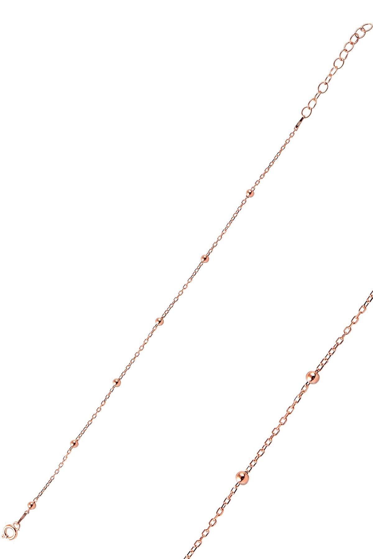 Gümüş Rose top top bileklik SGTL9670ROSE