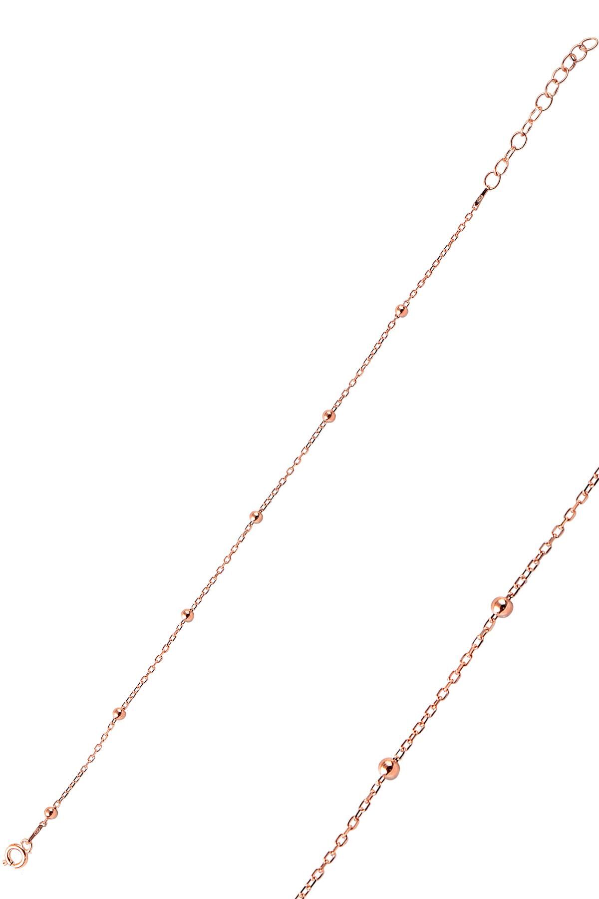 Gümüş Rose top top bileklik SGTL9670ROSE