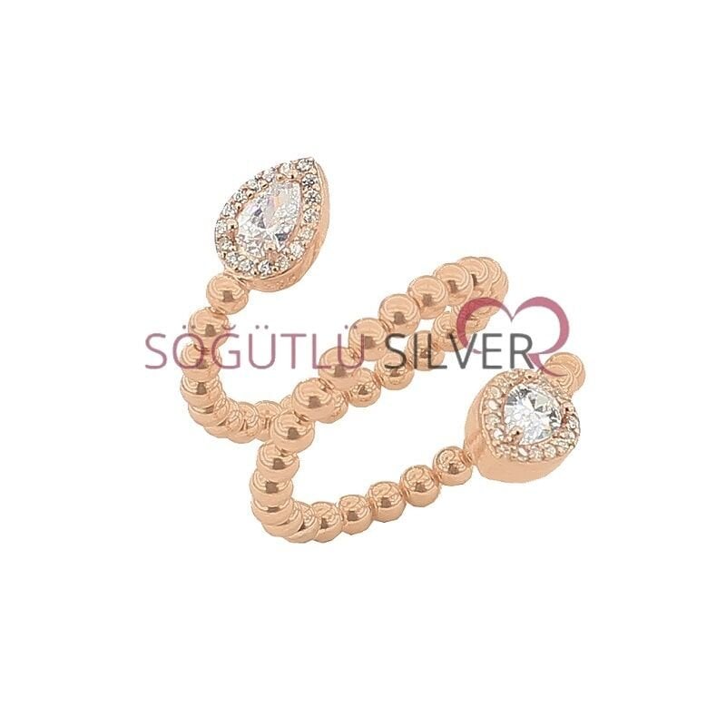 rose damla yüzük SGTL2977